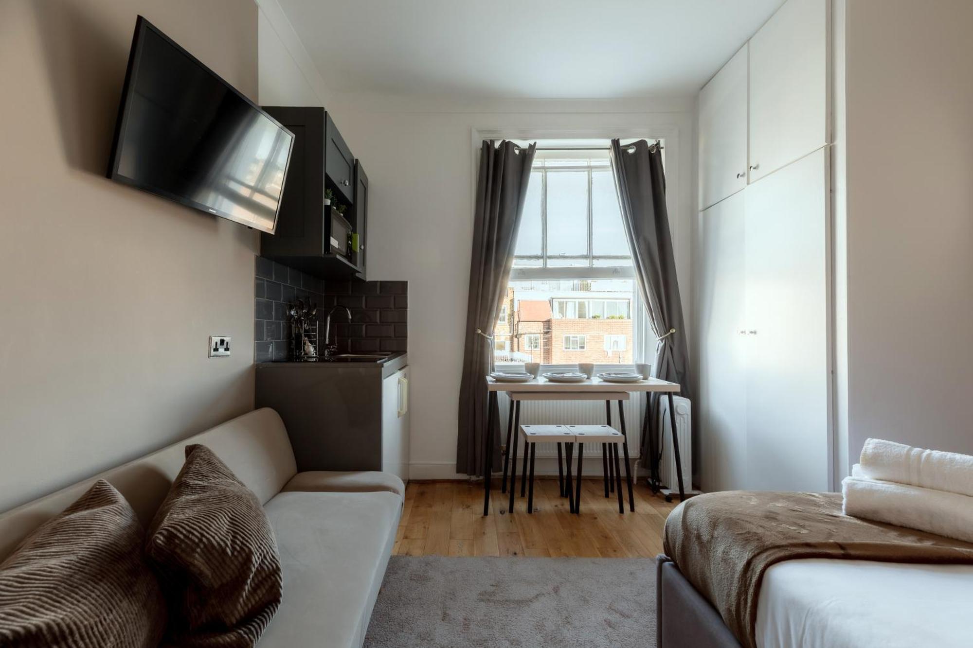 Devonshire Terrace Studios ロンドン 部屋 写真